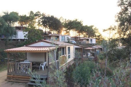 Mobil home 2 chambres, avec piscine