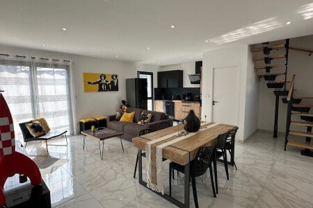 Duplex 2 chambres, avec wifi