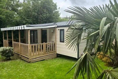 Mobil home 2 chambres, avec piscine