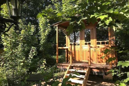 Camping / Mobil Home de charme, 1 chambre, avec piscine