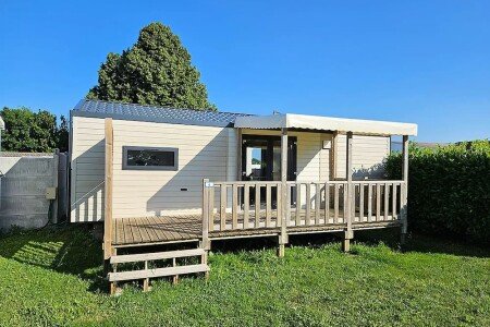 Mobil home bien-être, 2 chambres, avec jacuzzi