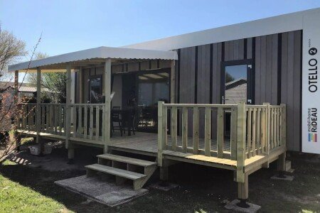 Mobil home bien-être, 2 chambres, avec jacuzzi