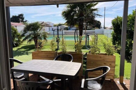 Mobil home bien-être, 1 chambre, avec jacuzzi