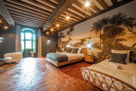 Château design, 1 chambre, avec jardin