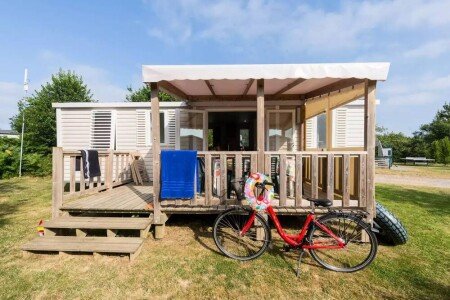 Mobil home authentique, 3 chambres, avec parking