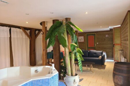 Gîte 1 chambre, avec jacuzzi
