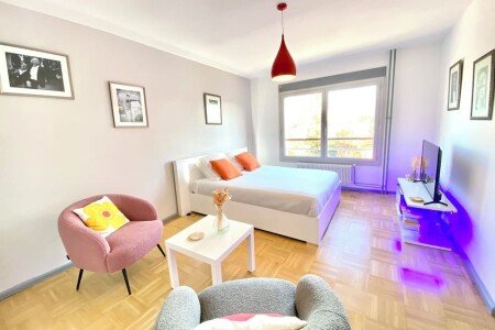 Gîte cozy, 1 chambre, avec piscine