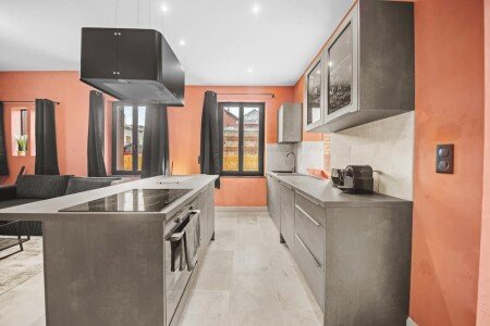 Gîte design, 1 chambre, avec jacuzzi