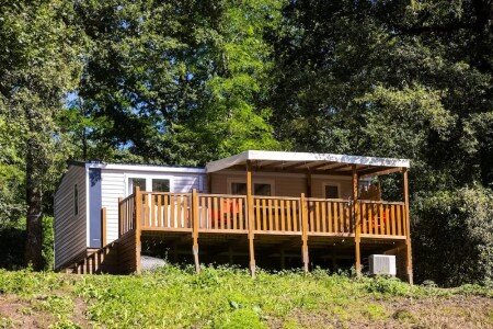 Mobil home 2 chambres, avec piscine