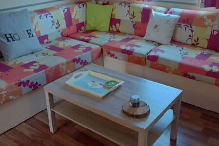 Mobil home 2 chambres, avec piscine