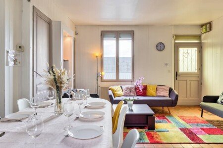 Maison de ville authentique, 4 chambres, avec jardin