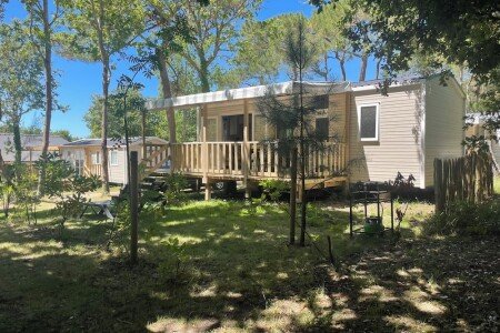 Mobil home 2 chambres, avec jacuzzi
