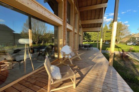 Chalet 3 chambres, avec jardin