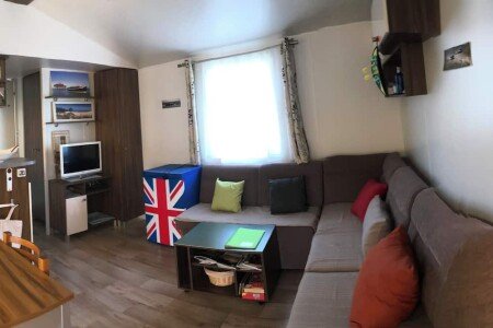 Camping / Mobil Home 3 chambres, avec piscine