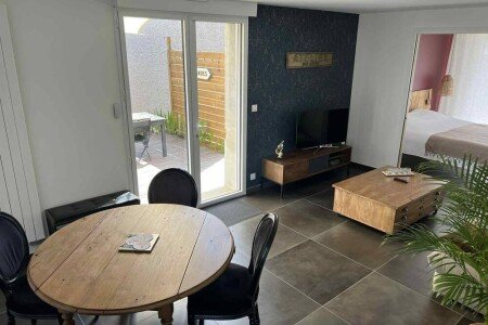 Appartement cozy, 1 chambre, avec jardin