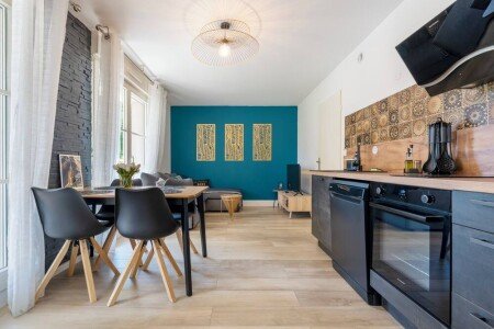 Gîte design, 1 chambre, avec jardin