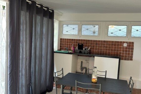 Appartement 1 chambre, avec jardin