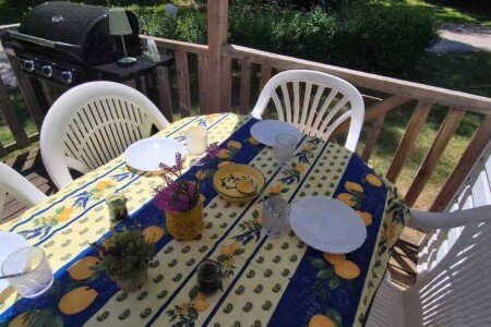 Mobil home 2 chambres, avec climatisation