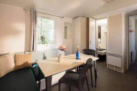 Mobil home 1 chambre, avec piscine