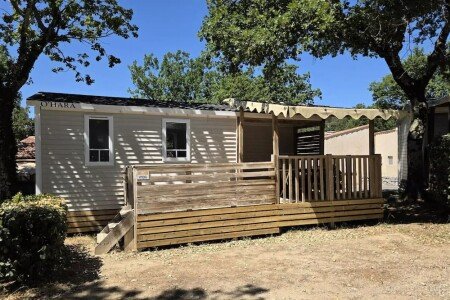 Mobil home 2 chambres, avec piscine