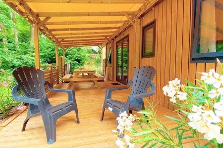 Mobil home 4 chambres, avec climatisation