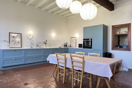 Gîte design, 7 chambres, avec piscine