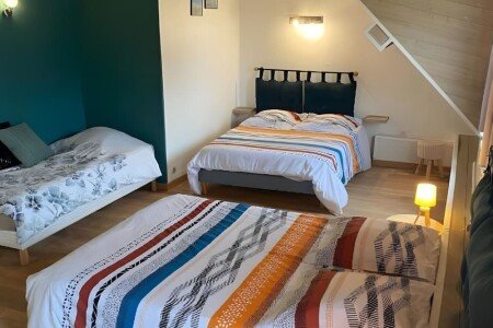 Bed and breakfast 1 chambre, avec petit-déjeuner