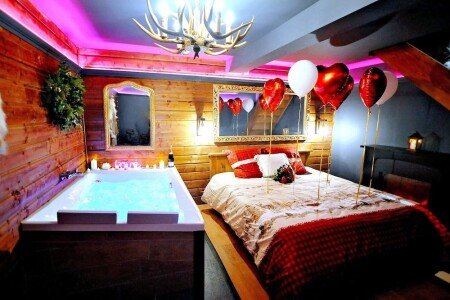 Appart'Hotel authentique, 1 chambre, avec jacuzzi