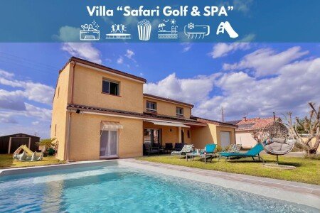 Villa 6 chambres, avec jacuzzi