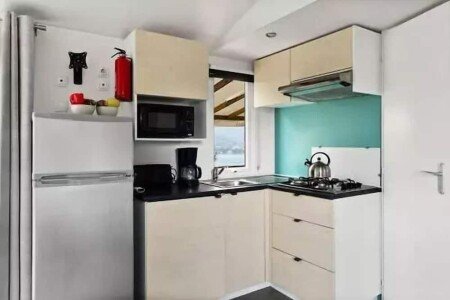 Mobil home 3 chambres, avec piscine