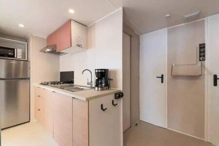 Mobil home 2 chambres, avec piscine