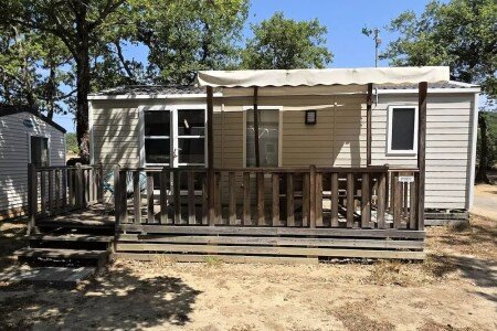 Mobil home 2 chambres, avec piscine