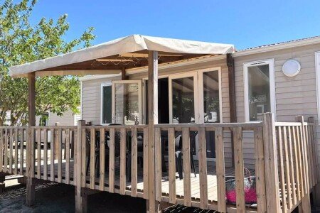 Mobil home 3 chambres, avec climatisation