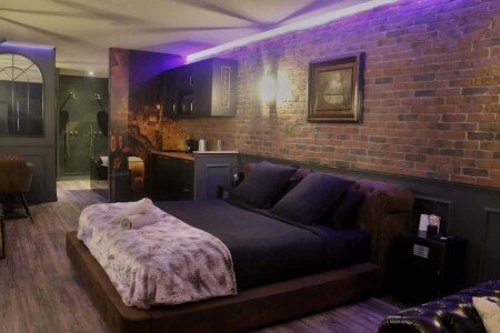 Appartement cozy, 2 voyageurs, avec jacuzzi