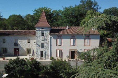 Maison de charme, 4 chambres, avec piscine