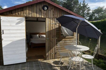 Gîte design, 1 chambre, avec jardin
