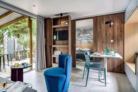 Camping / Mobil Home bien-être, 2 chambres