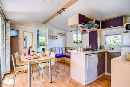 Camping / Mobil Home bien-être, 3 chambres