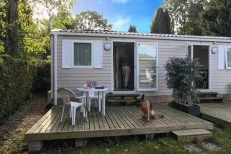 Mobil home 1 chambre, avec piscine