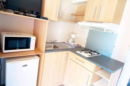 Mobil home 1 chambre, avec piscine