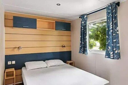 Mobil home 2 chambres, avec piscine