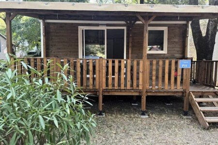 Mobil home tout confort, 2 chambres, avec piscine