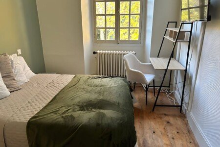 Appartement de charme, 1 chambre, avec jardin