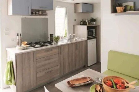 Mobil home tout confort, 2 chambres, avec piscine