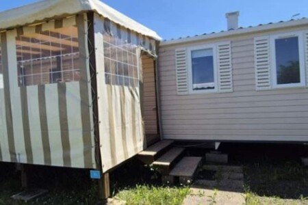 Mobil home tout confort, 2 chambres, avec piscine