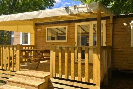 Mobil home tout confort, 3 chambres, avec climatisation
