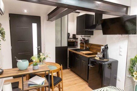 Studio cozy, 1 chambre, avec jacuzzi