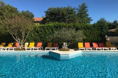 Mobil home cozy, 2 chambres, avec piscine