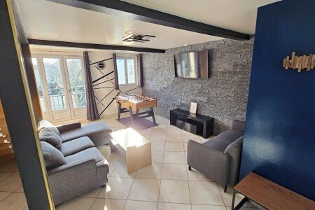 Duplex 2 chambres, avec jardin