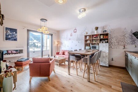 Appartement 3 chambres, avec cheminée